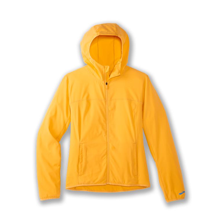 Brooks Canopy Womens Running Jackets - Saffron/Orange - Indonesia (PJEX-01546)